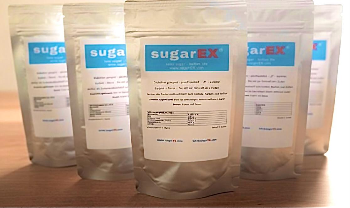 sugarEX - NEU Dein Zuckeraustauschstoff jetzt auch im 100g - Beutel