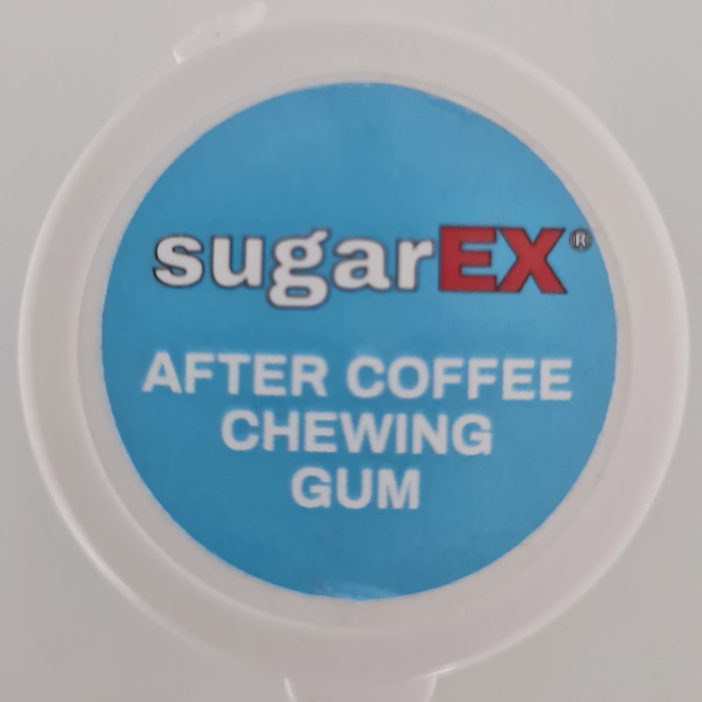 A kick of freshness after your coffee: taste it you`ll love it!
sugarEX After Coffee Chewing Gum Mint (70g per can) - sold in a set of 5 cans